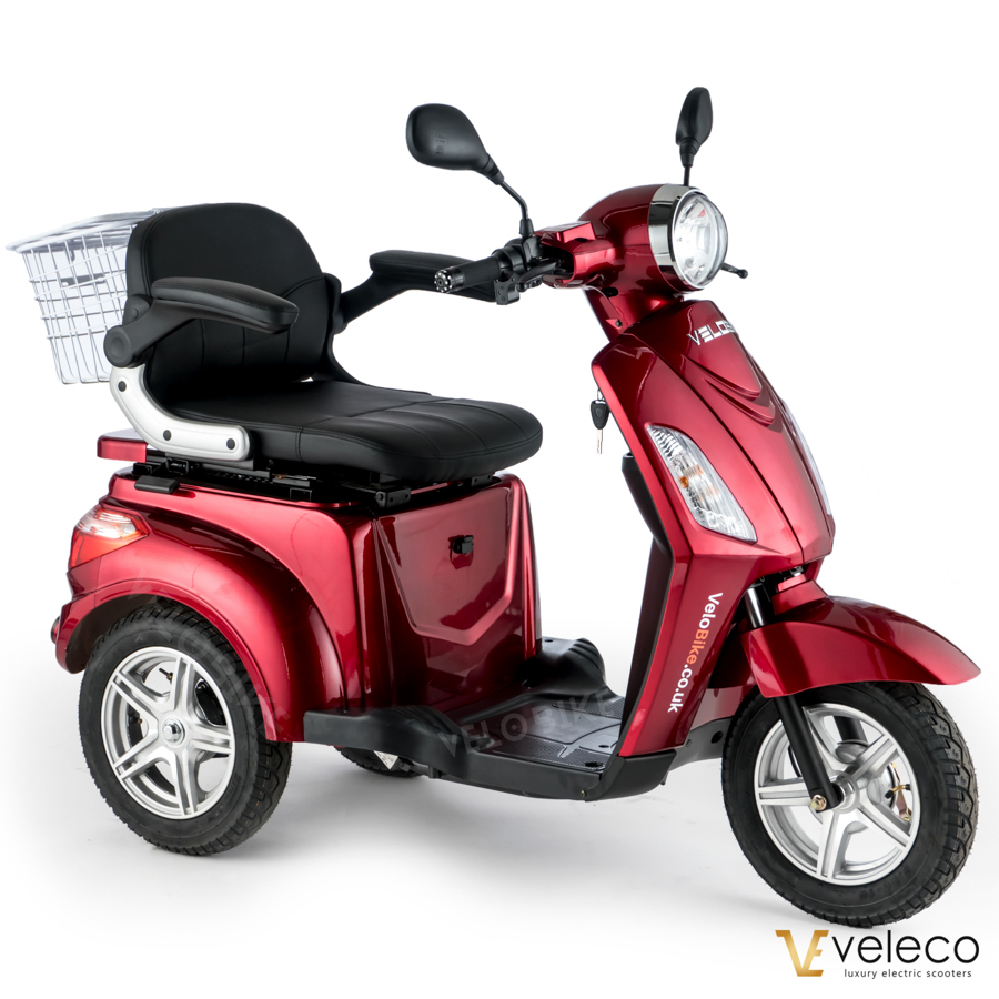 ZT15 VELECO scooter électrique Roues Mobylette Senior Handicapé 900W
